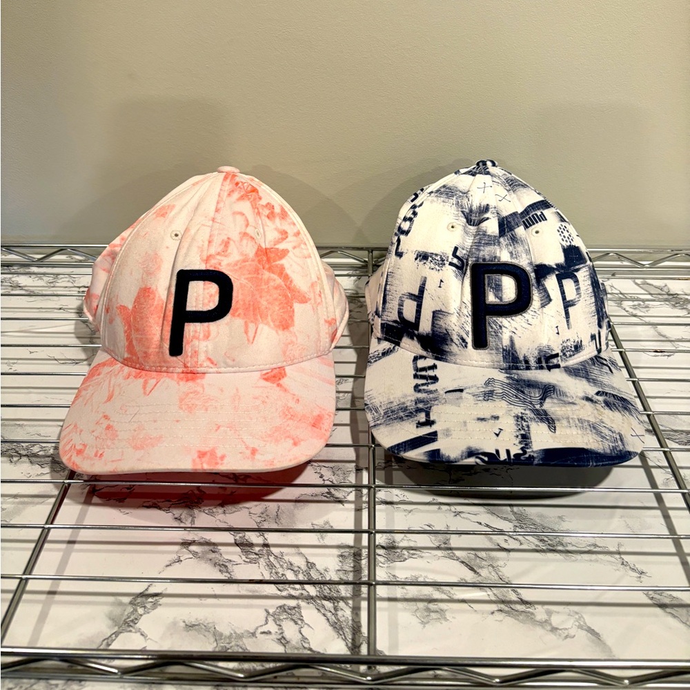 Pair of Puma Golf Hats